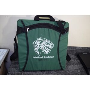 Falls Church VA High School  JAGUARS Portable Stadium Seat + Backrest Green